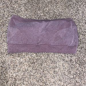 Auden Ribbed Bandeau Bra